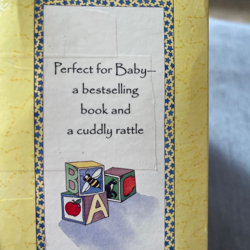 Vintage Hush LIttle Baby by Sylivia Long Board Book & Bunny Rattle Set - Picture 8 of 8